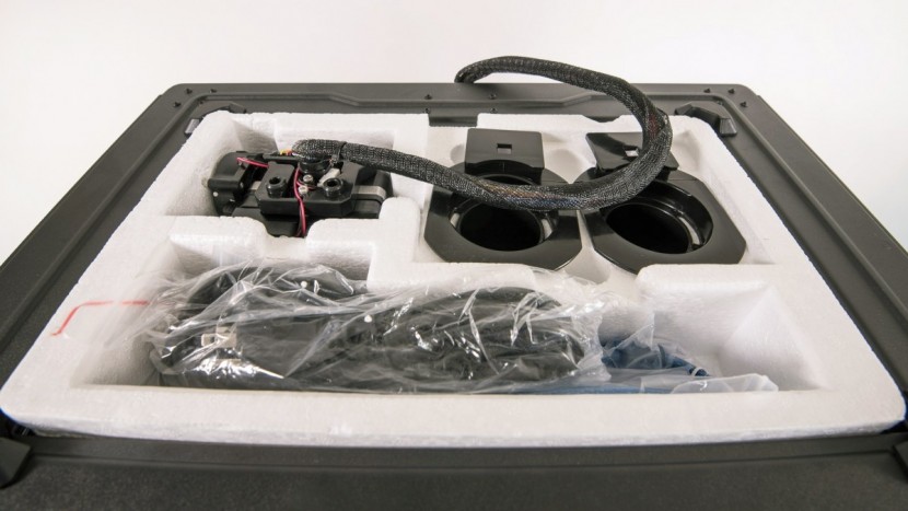 flashforge creator pro - there was some assembly required to get this printer up and running.