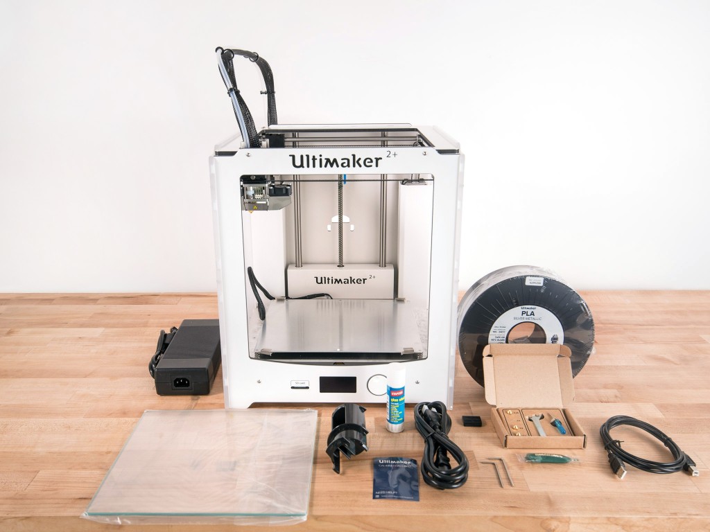 ultimaker 2+ - the ultimaker was quite easy to use, with minimal setup.