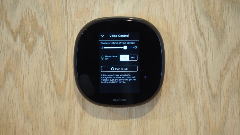ecobee4 - the alexa integration streamlines the creation of a smart home.