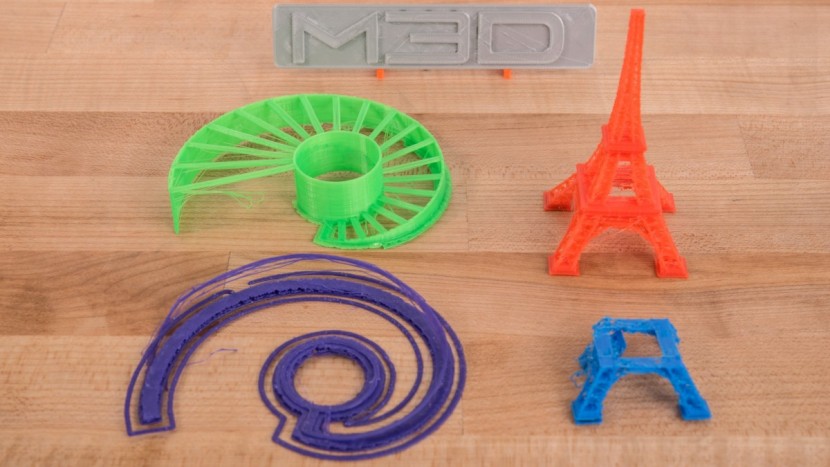 m3d micro - the m3d struggled with complex models.