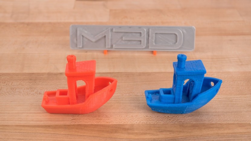 m3d micro - some of the shoddy prints produced by the m3d. the &quot;m3d&quot; label was...