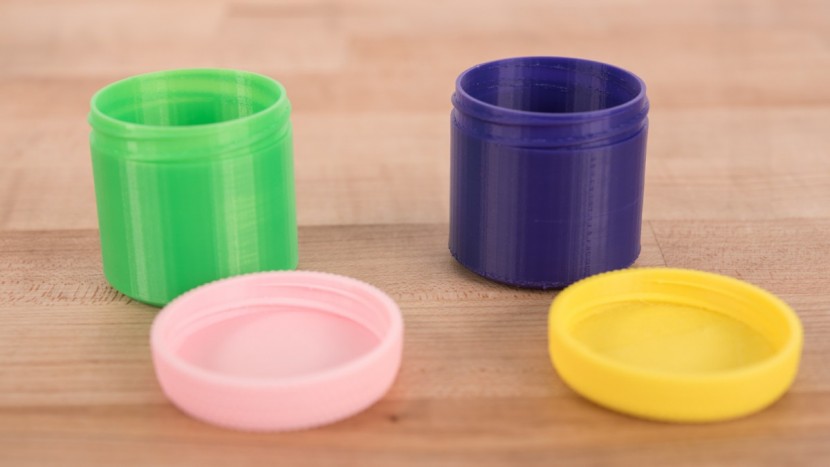 qidi technology x-one2 - the lids produced were a little on the rough side.