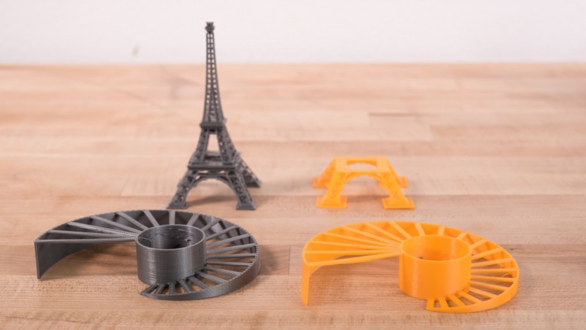 lulzbot taz 6 - the bridging tests were good, as well as the pla eiffel tower...