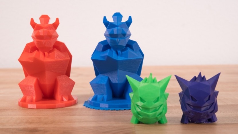 flashforge creator pro - the flashforge did an overall good job at printing low-poly figures.