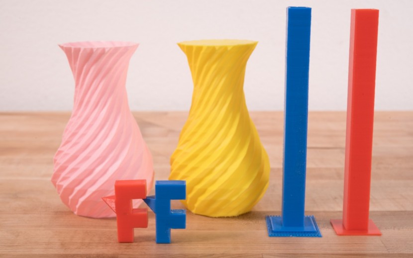 flashforge creator pro - the vase and tower created by the creator pro were mediocre.