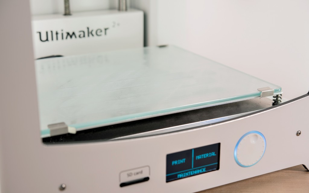 ultimaker 2+ - the print bed on the ultimaker was reasonably effective at adhering...