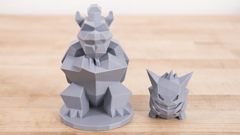 sindoh 3dwox dp201 - the smaller model came out slightly worse than the larger one.