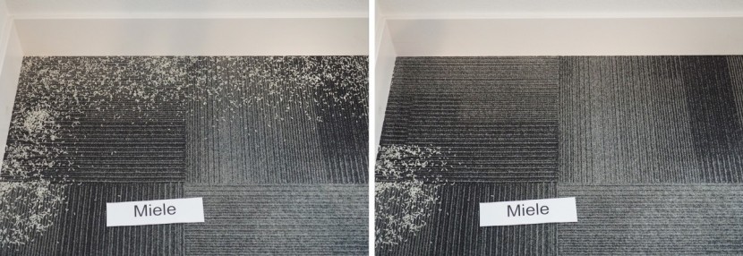 miele compact c1 turbo - the miele cleans in close to the edges of a room, leaving almost no...