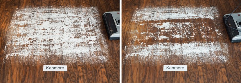 kenmore elite pet friendly - as shown, this vacuum struggled substantially with the flour test.