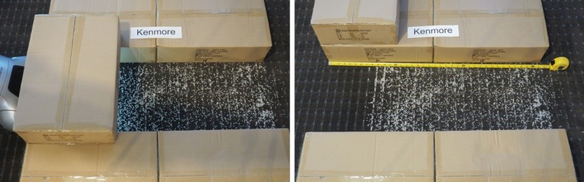 kenmore elite pet friendly - the kenmore didn't reach particularly far under our test "sofa".