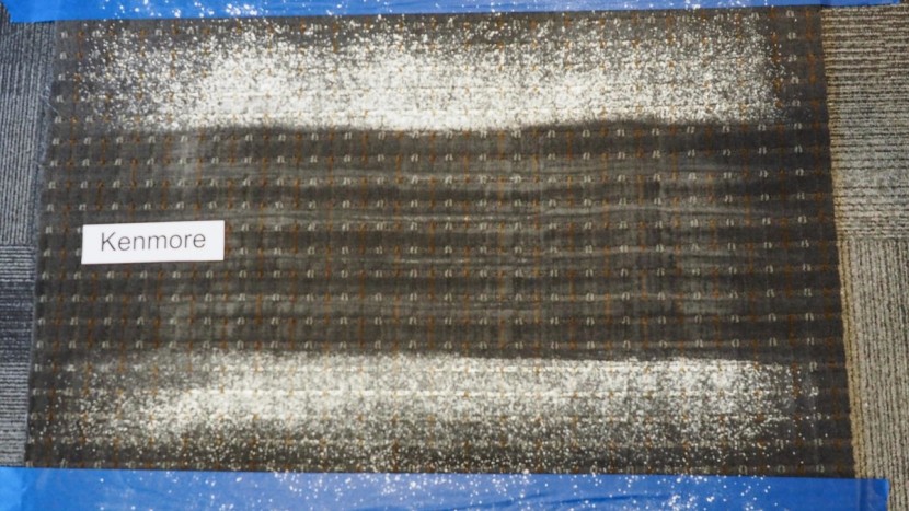 kenmore elite pet friendly - the kenmore struggled slightly with the flour on low-pile carpet.