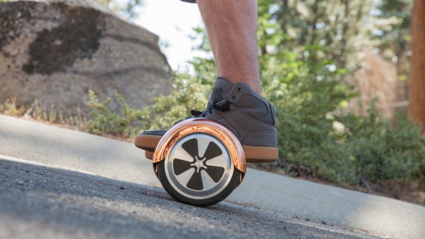 hoverboard - it wasn&#039;t particularly fast, but this board made it up the hill...