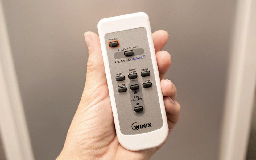 winix 9500 - we like the winix's remote more than its control panel.