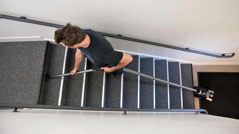 miele compact c1 turbo - the miele handles well, cleaning a flight of stairs was relatively...