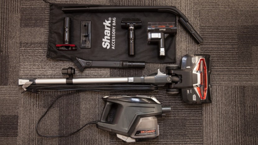 shark rocket duoclean - all of the included accessories with the shark rocket.