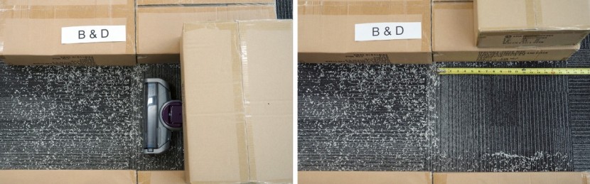 black+decker hsvj520jmbf27 - the black+decker reached about half the distance of the top models...