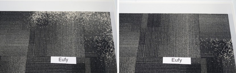 eufy homevac lightweight - the eufy did quite well in our edge test.