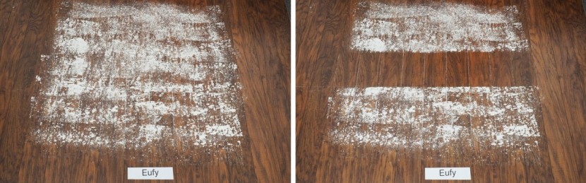 eufy homevac lightweight - the eufy collected all of the surface flour in our test.