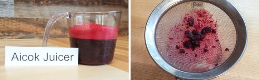 aicok slow masticating juicer - the aicok got beat on beets.