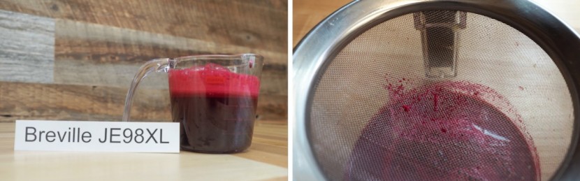 breville juice fountain - the breville yielded a well above average amount of beet juice.
