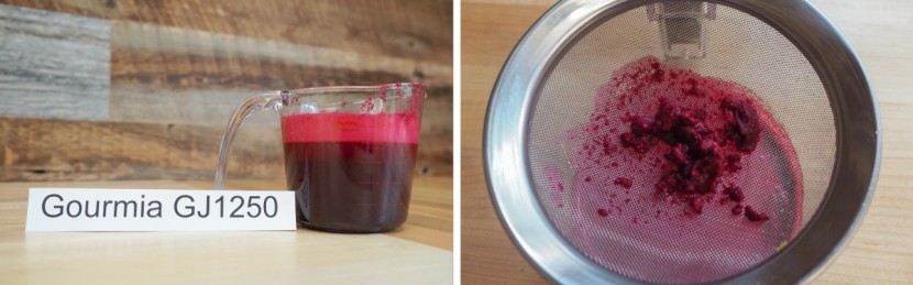 gourmia gj1250 - the gourmia did ok with beets producing an average yield with a low...