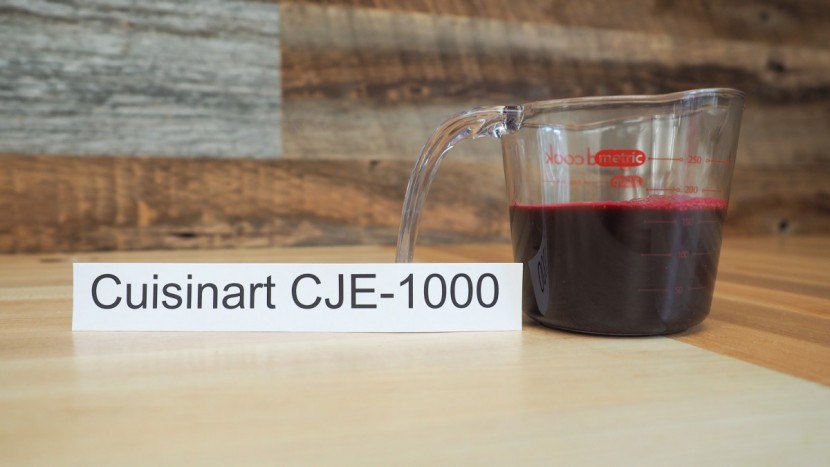 cuisinart juice extractor - the cuisinart was on par for beet juice yields.