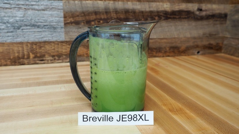 breville juice fountain - the breville did an excellent job at creating a romaine, apple, and...