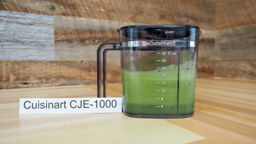 cuisinart juice extractor - the cuisinart had the best &quot;romaine-apple-orange&quot; juice.