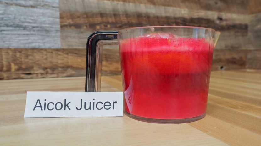 aicok slow masticating juicer - the aicok had juice that was more on the watery side rather than...