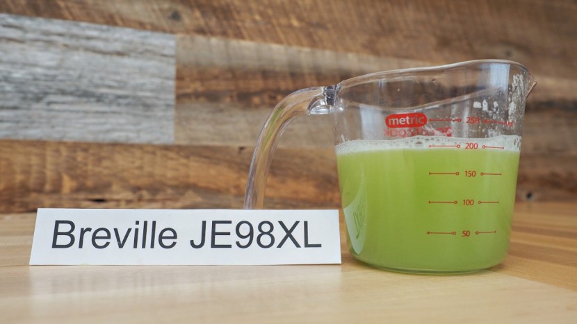 breville juice fountain - the juice fountain produced a little over the average amount of...