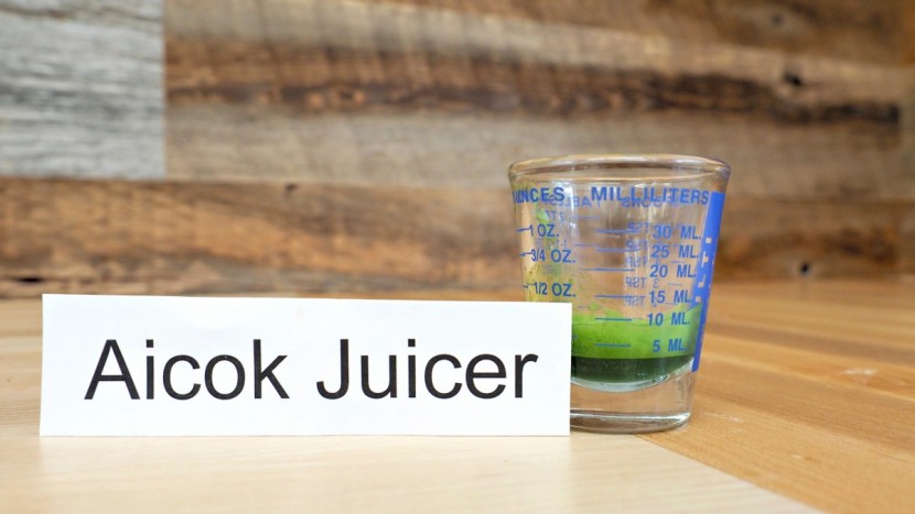 aicok slow masticating juicer - the aicok had the third highest yield of wheatgrass juice.