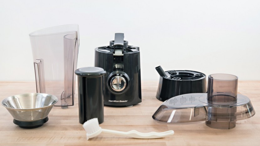 hamilton beach big mouth - all of the hamilton beach&#039;s components laid out, with the majority...