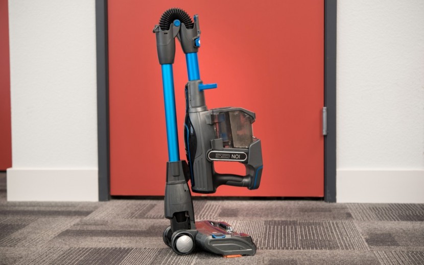 shark ionflex - the shark folded up for storage.