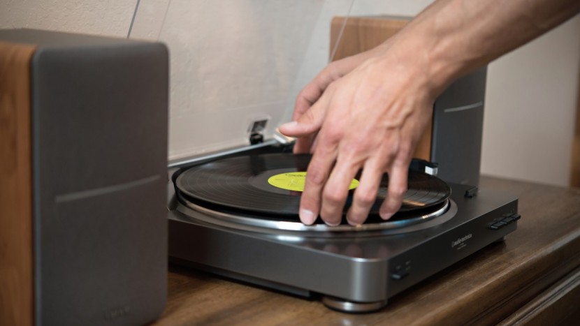 turntable - for many, the tactile experience of holding an album, putting the...