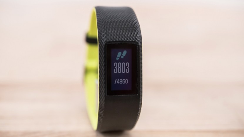 garmin vivosport - the steps screen on the vivosport.