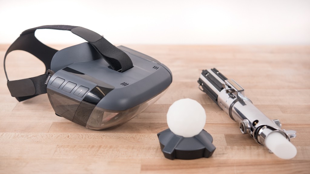 lenovo star wars: jedi challenges - there is very little set up with this headset.