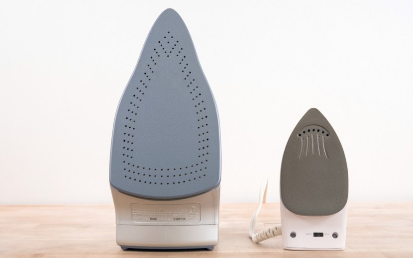 sunbeam hot-2-trot - the hot-2-trot is very small when compared to a full-sized iron.