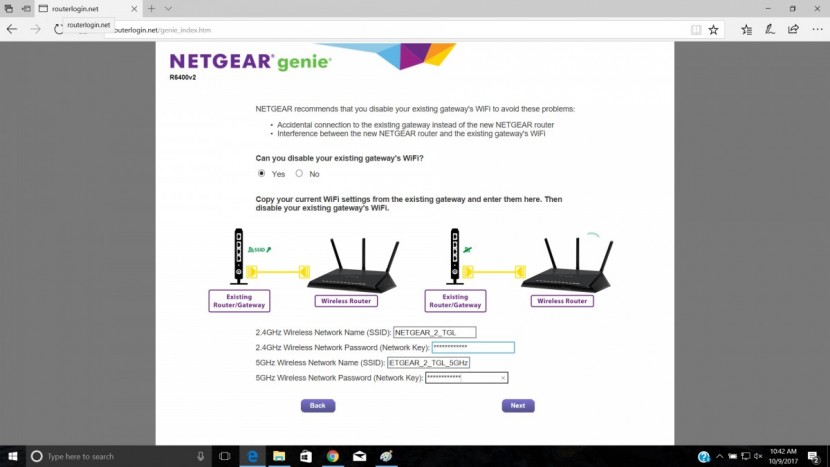 netgear ac1750 (r6400) - the netgear r6400 was very easy to setup with a handy installation...