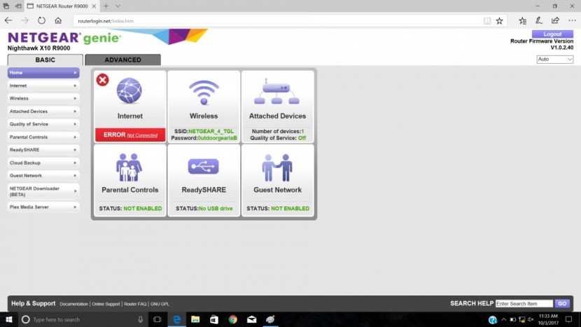wifi router - the x10&#039;s home screen shows you widgets that you can click on to...