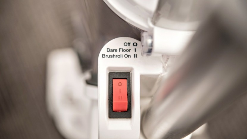 shark navigator lift-away professional - the selector switch allows you to turn the rotating brush on and off.