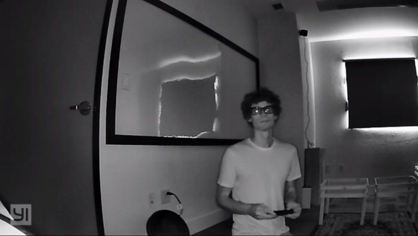 yi dome camera - the yi dome's night vision couldn't capture faces with much detail.