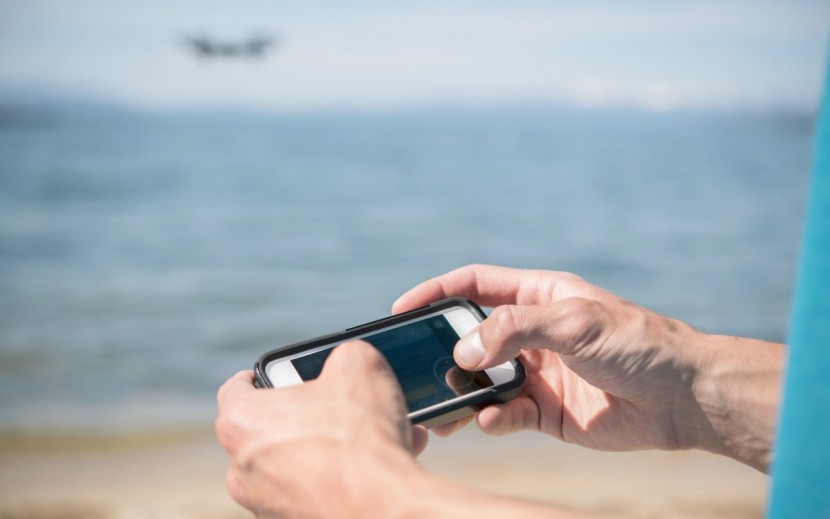 drones - using a touchscreen based controller isn&#039;t ideal, but tello flies so...