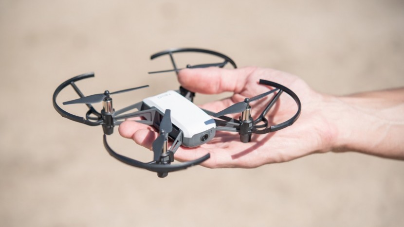 drones - the ryze tello is quite tiny.
