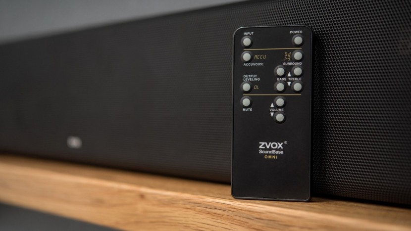 zvox sb500 - the zvox&#039;s user friendly remote. a nice remote can make changing...
