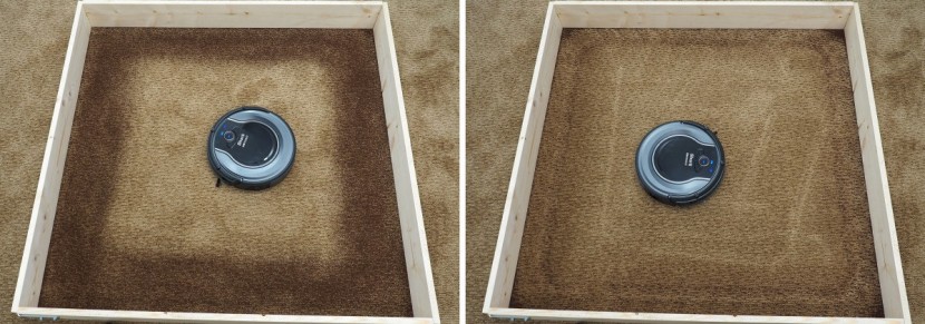 shark ion robot 750 - the shark, like other circular robots, relies heavily on its side...