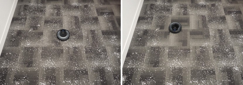 shark ion robot 750 - the ion robot 750 utilizes a spiral spot clean method.