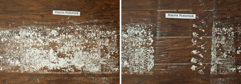 roborock s5 - this robot left enough flour to bake a muffin.