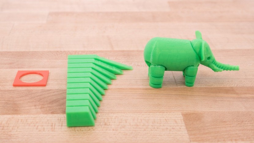 monoprice select mini v2 - the elephant had some slight warpage and the nickel test was...