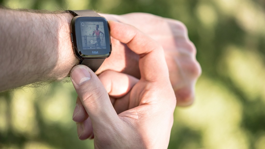 fitbit versa - the display on the versa is quite high-quality.