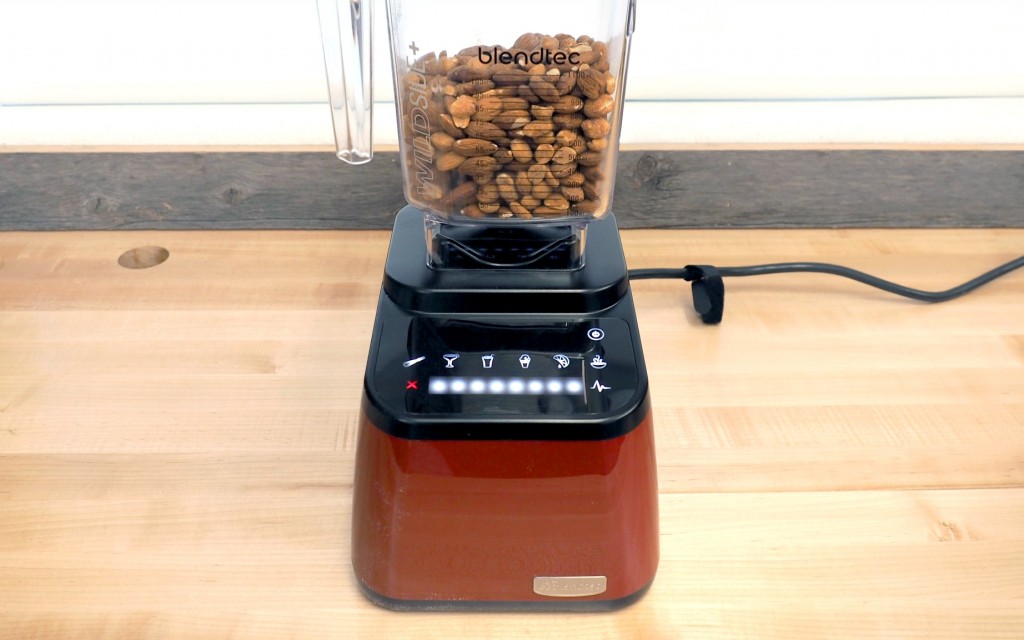 blendtec designer 650 - this appliance didn't show any signs of a struggle when pureeing nut...